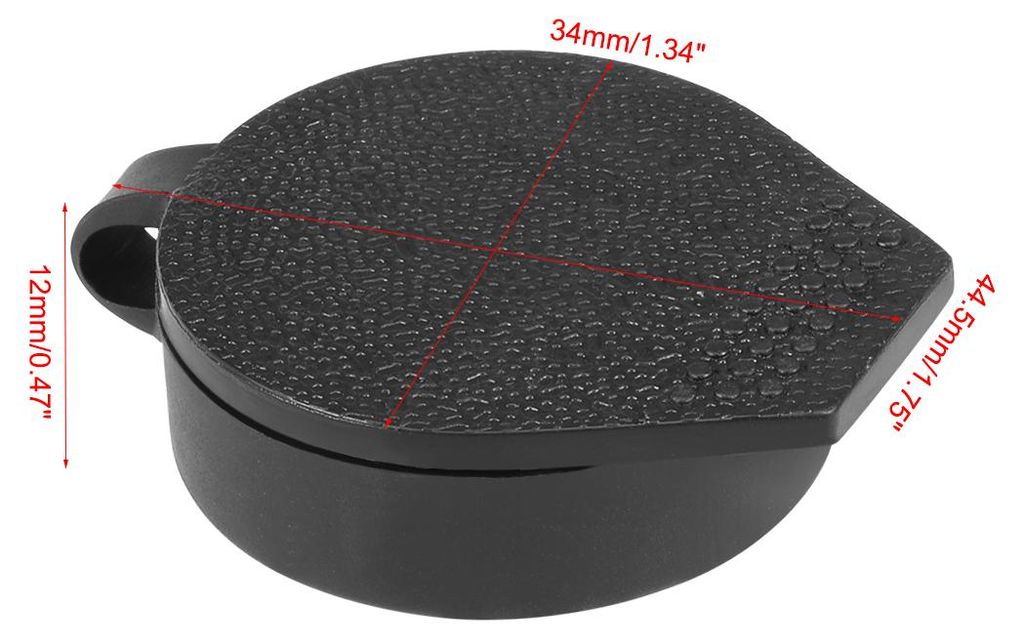 2 Stk Gummi Staubschutz Wasserdichte Kappen Nockenverriegelung 22mm Durchmesser