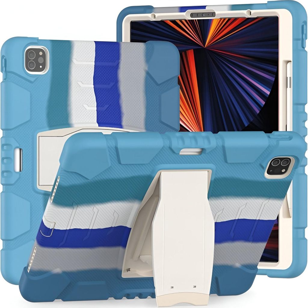 Schutzhülle für iPad Pro 11 2021/20 Gepanzerter Ständer Blau