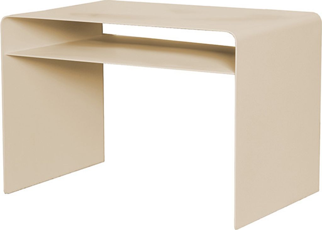 HOME DELUXE - Beistelltisch ZIMA - Creme - Germany, 4 Aufstellmöglichkeiten - 360° Drehbar | Couchtisch, Sofatisch
