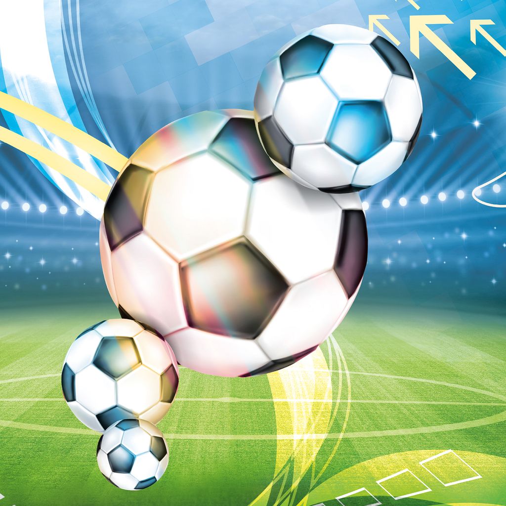 Schultüte Fußball Mit Sound - Individuell Mit Namen, 85cm 6-eckig