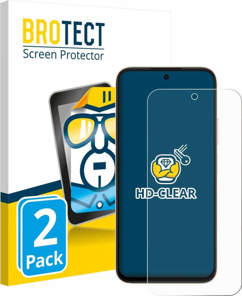 2x Für Oppo A6 Schutzfolie BROTECT Displayschutz Display Schutz Folie Klar Transparent
