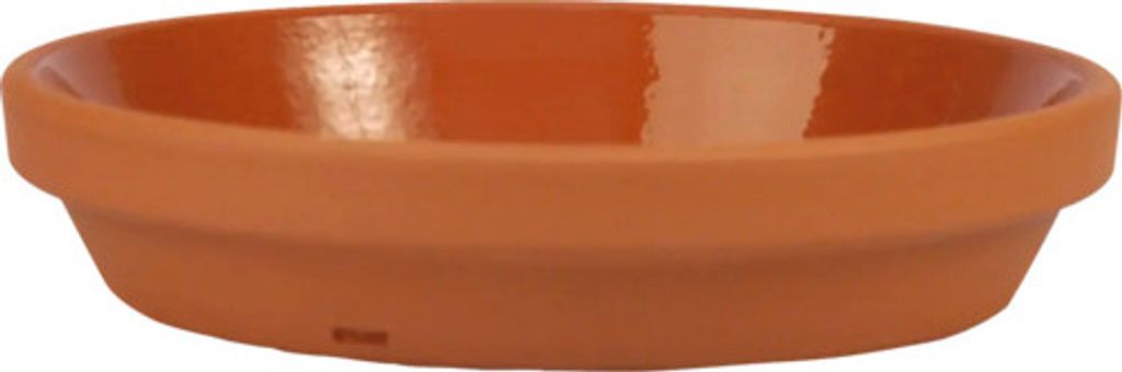 Blumentopf Untersetzer 18/20cm aus Ton terrakotta glasiert