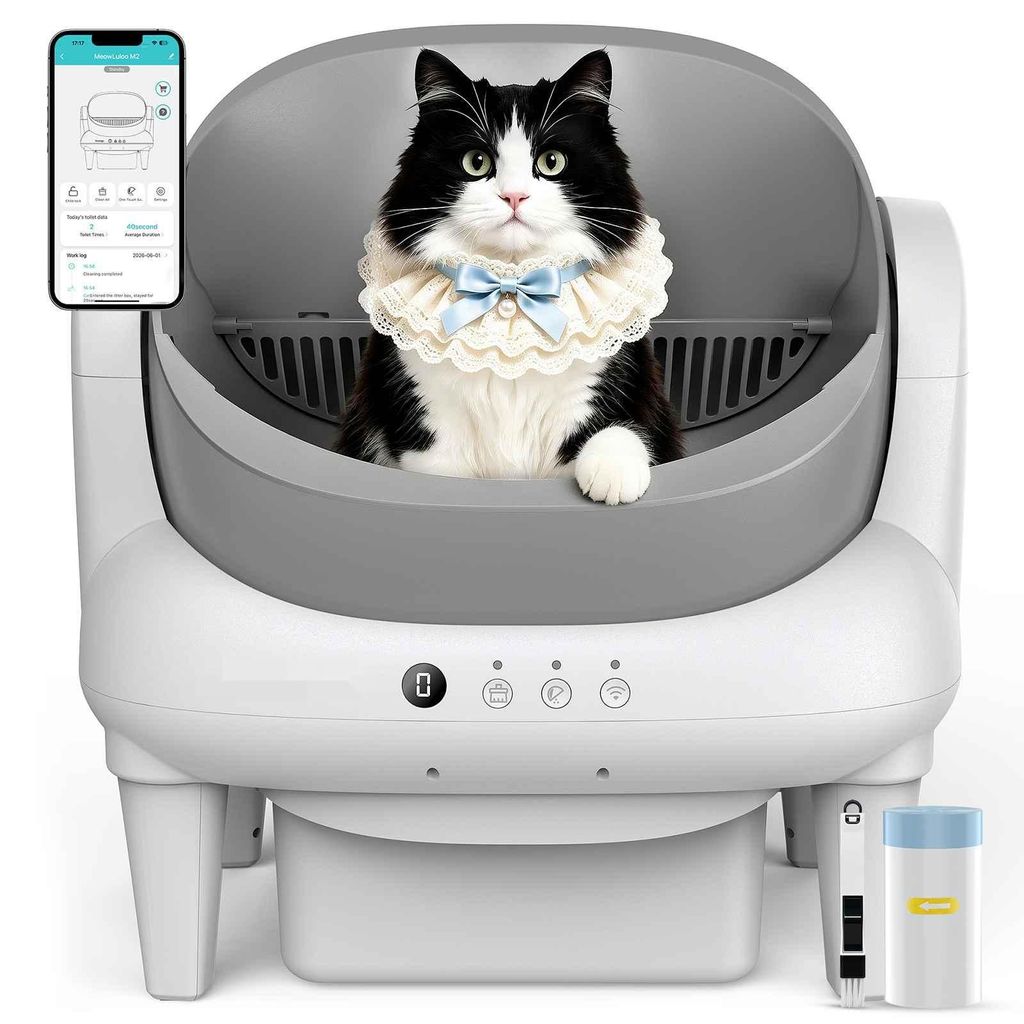Lettiera automatica per gatti Zimilo, autopulente, con Immagine del prodotto 