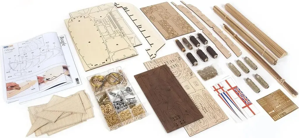 Maquette HMS Beagle 1:60 Haute Précision - Kit sans Défaut pour Passionné - 4