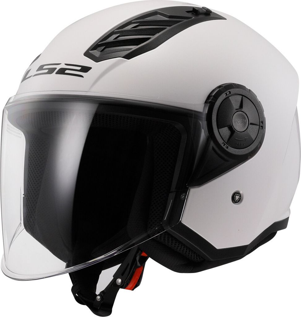 LS2 OF616 Airflow II Solid Jethelm, weiß, 3XL (65/66)