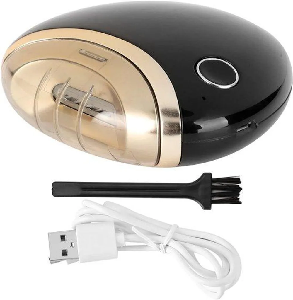 Coupe-ongles électrique USB noir efficace contre les ongles cassants