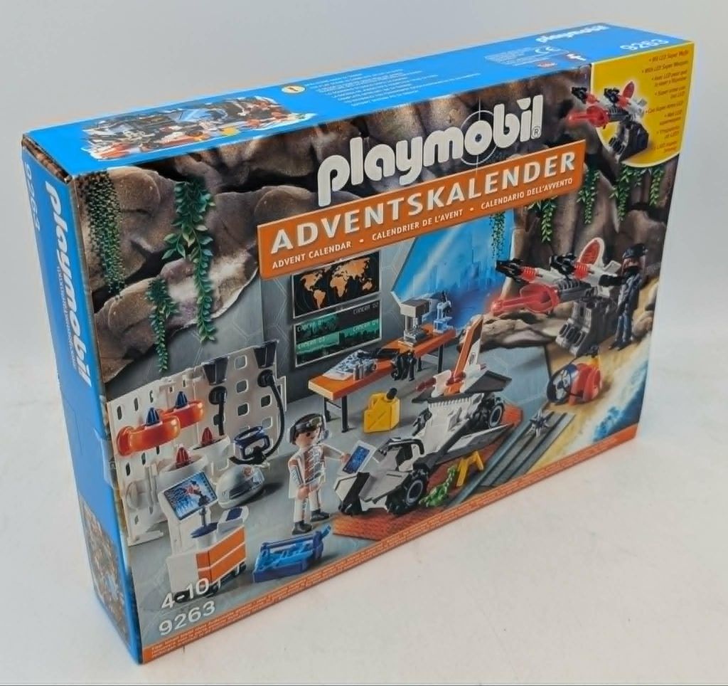PLAYMOBIL 9263 Adventskalender "Spy Team Werkstatt" Produktbild 