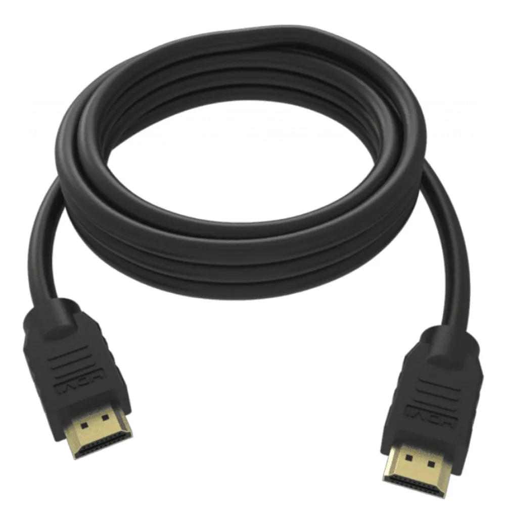 Câble HDMI Vision Professional avec Ethernet mâle vers mâle noir 50 cm