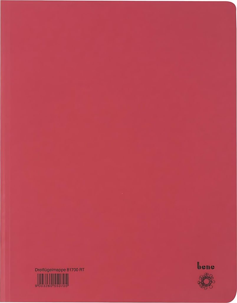 Bene Bene Sammelmappe DIN A4 250g/m² Karton rot