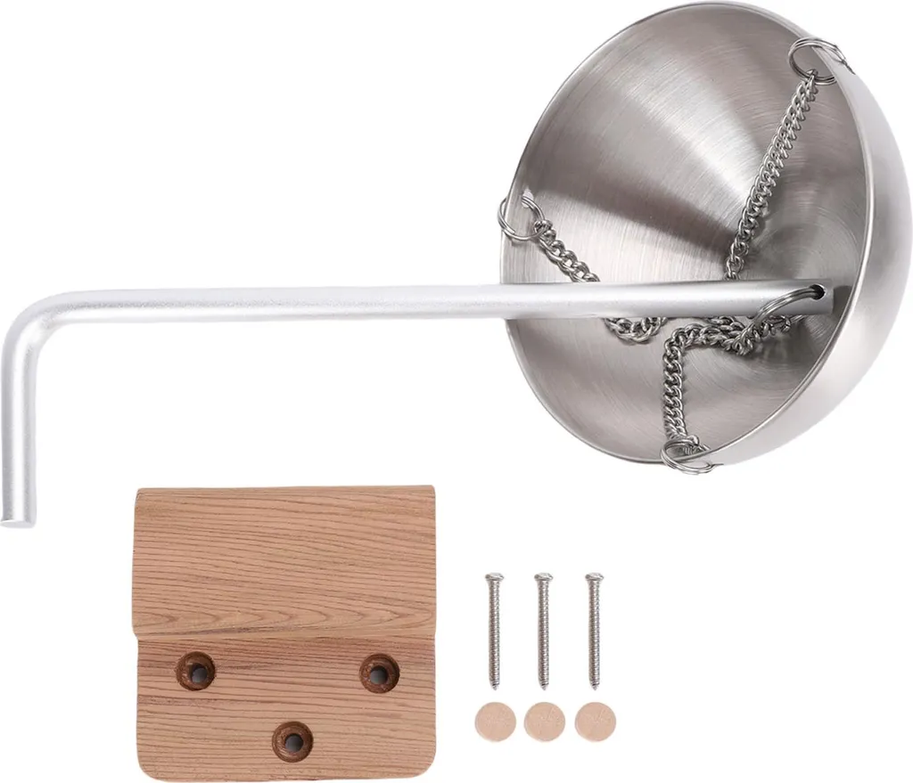 Porte-huile essentiel semi-circulaire pour spa et sauna - Inox Chromé