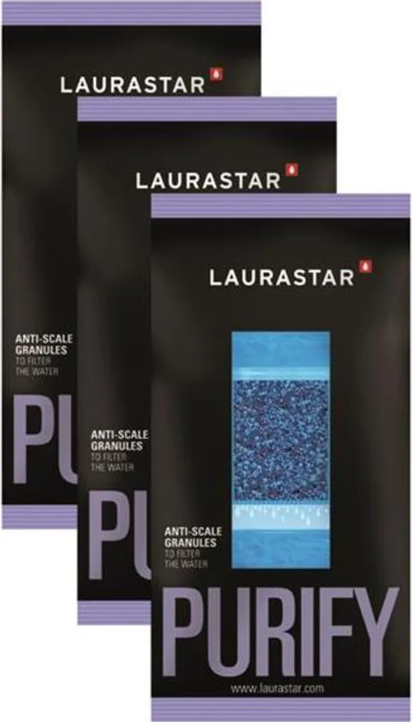 Filtre Anticalcaire Laurastar en Granulés - Lot de 3 Recharges Eau