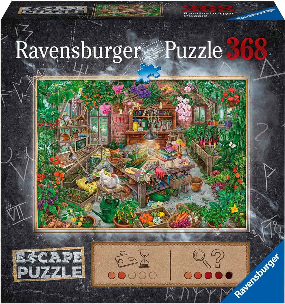 Ravensburger 16530 8 The Green House Escape Puzzle, Multicolor