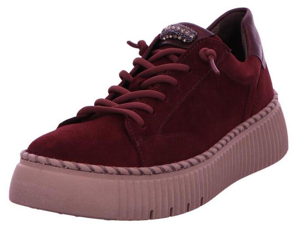Gabor 6014.01.006, scarpa sportiva in bordeaux da donna, Immagine del prodotto 