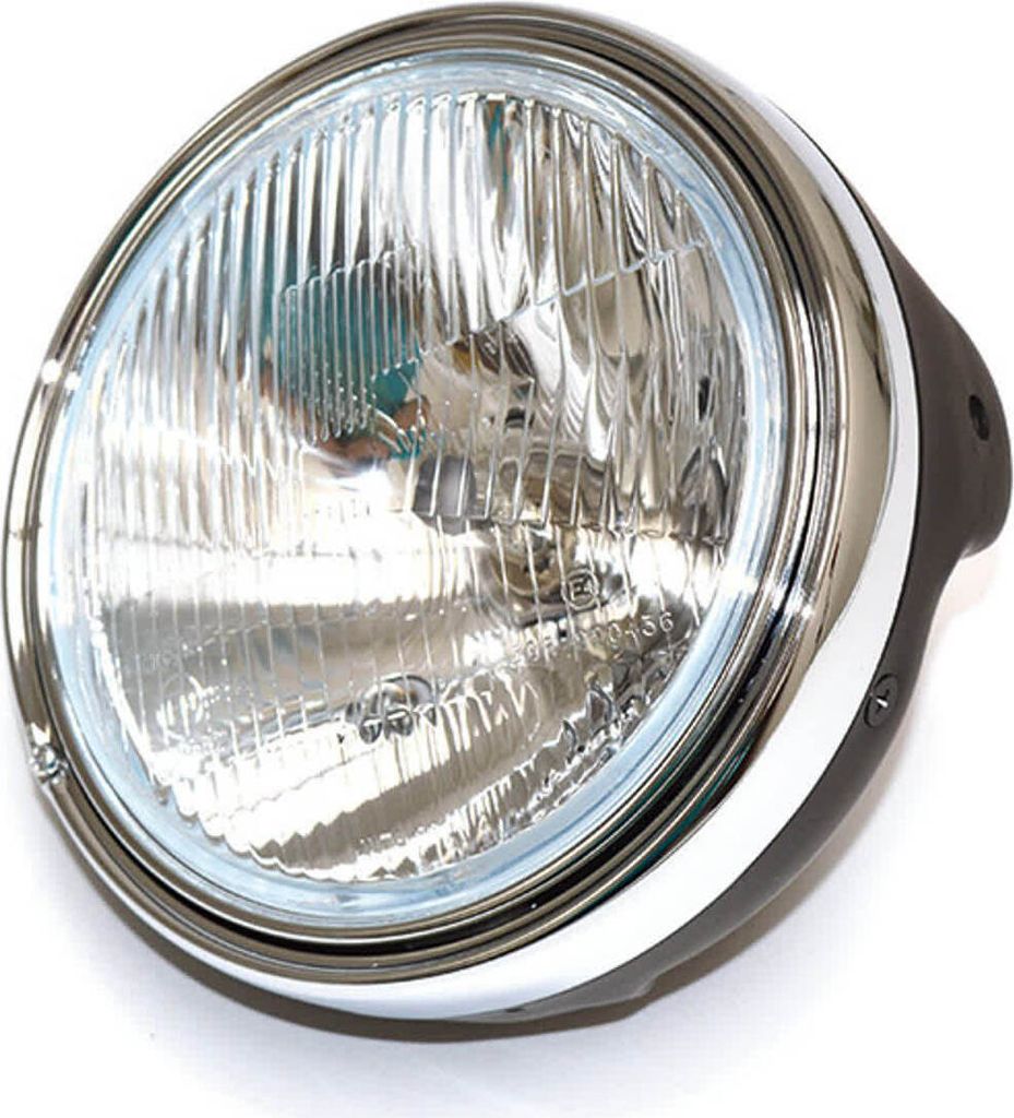 Schwarzes Frontscheinwerfer D.201mm