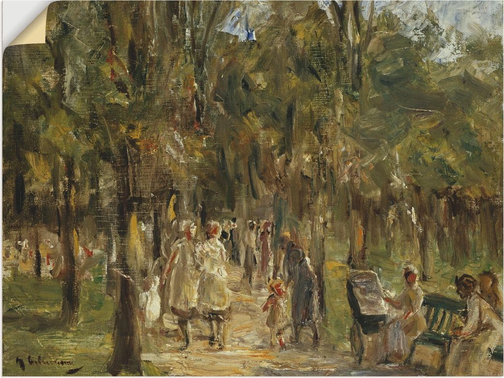 ARTland Wandbild, selbstklebend Tiergarten. 1915 Größe: 40x30 cm