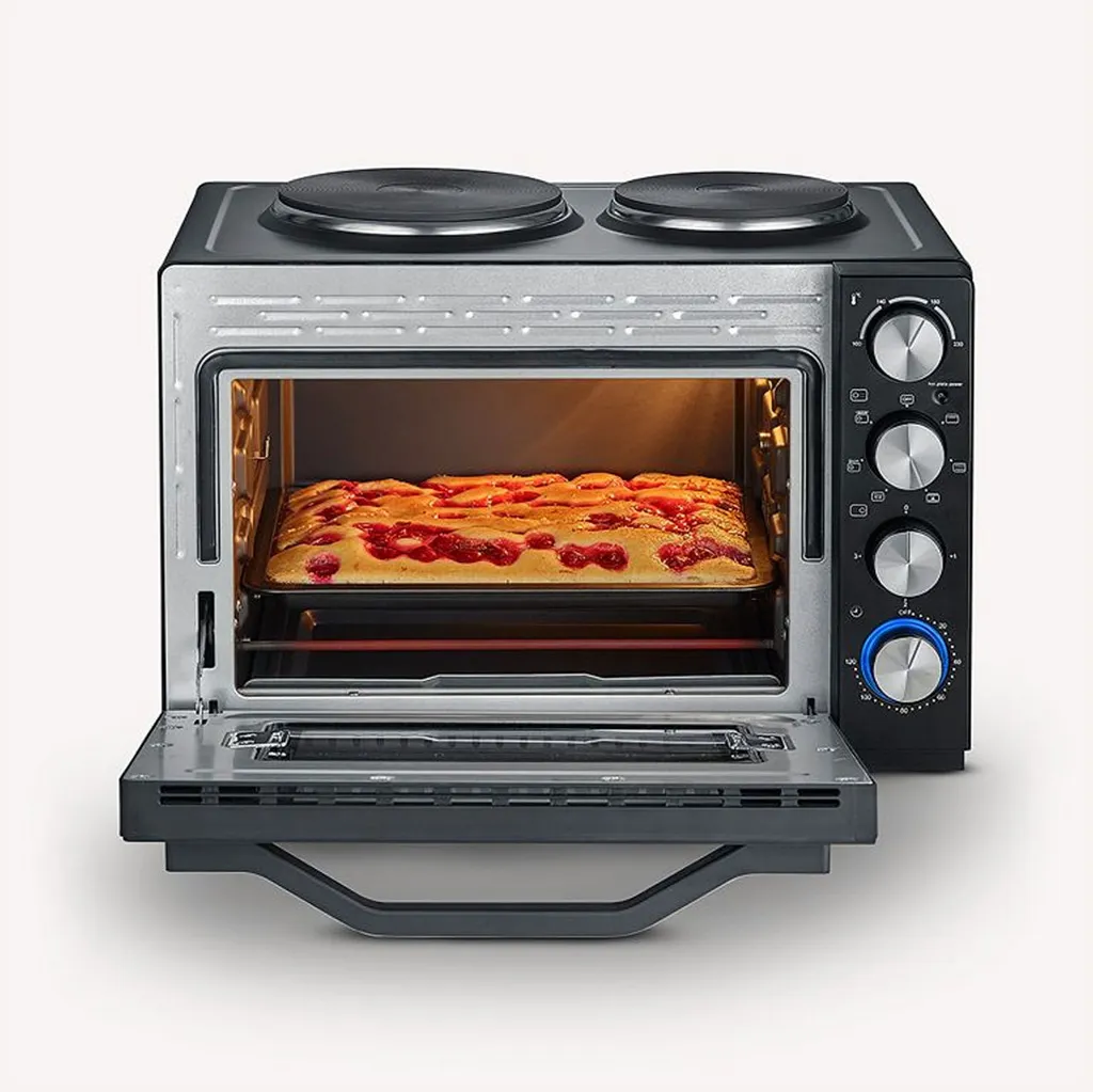 Four Severin TO 2074 à Chaleur Tournante et Plaques de Cuisson 30L - 22