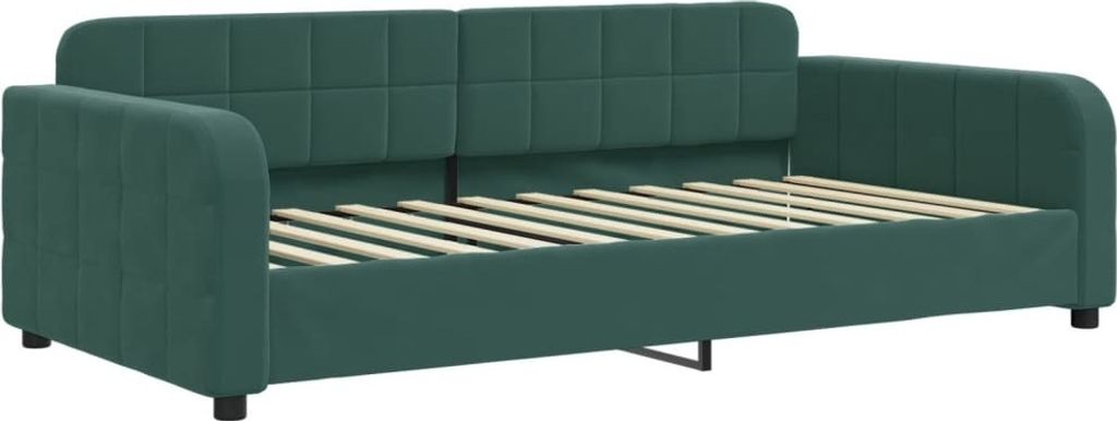 Tagesbett Dunkelgrün 90x200 cm Samt