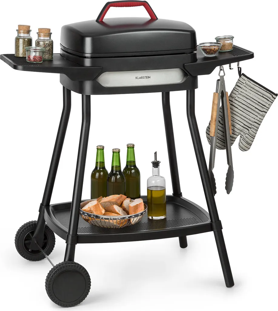 Grill électrique sur pieds Klarstein Gatsby pour balcon et jardin 2000W
