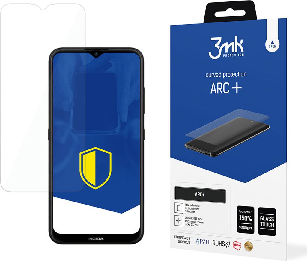 3mk Display Schutzfolie ARC+ für Nokia 1.4 0,17mm Self-Heal