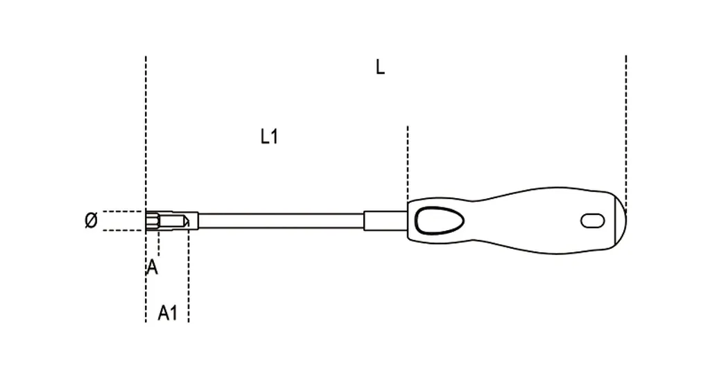 Beta Tools 943FL Clé à douille emmanchée 7 mm flexible 009430307 - 3