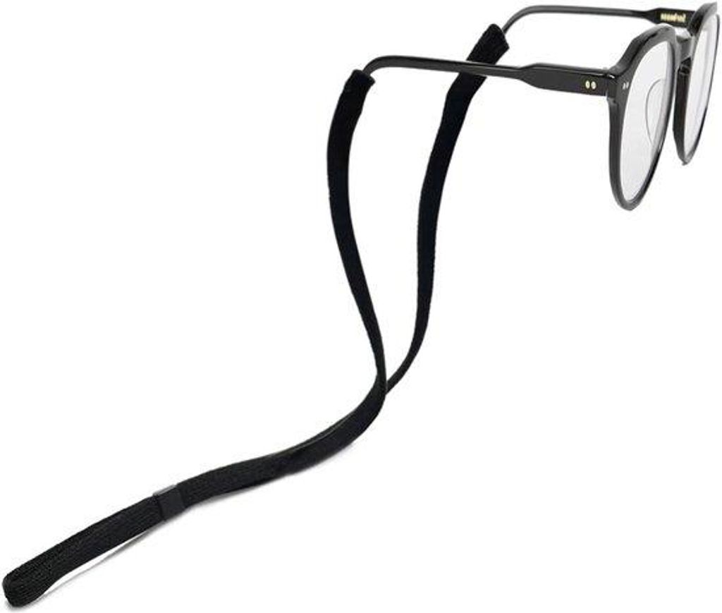 Verstellbare Sportbrille Bänder Nylon schwarz
