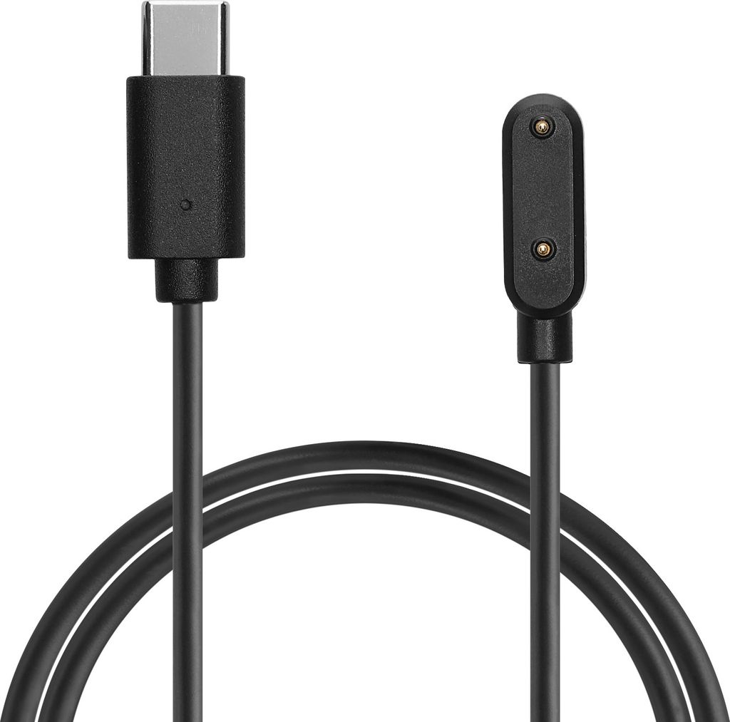 kwmobile USB C Ladekabel kompatibel mit Samsung Galaxy Fit 3 - Kabel Charger - Smart Watch Typ C Ersatzkabel - Fitnesstracker Aufladekabel