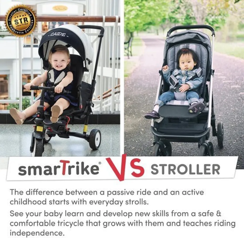 Tricycle STR3 smarTrike Pliage Compact avec Direction One Touch - 14