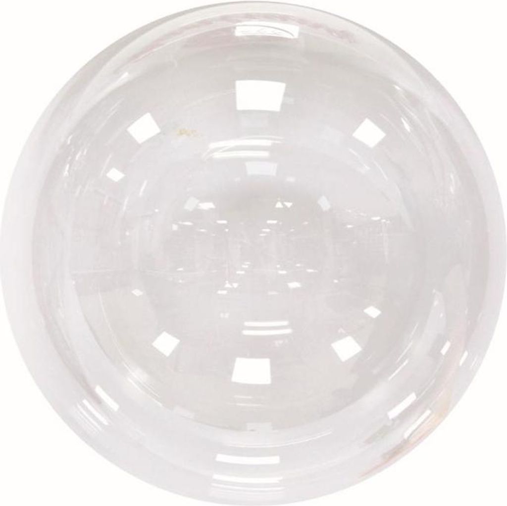Transparenter Ballon, Bobo 18 Zoll, verpackt Produktbild 