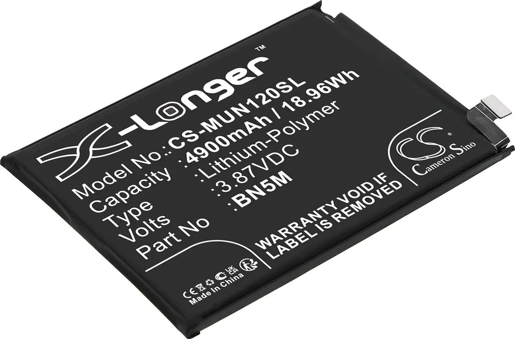 Batterie BN5M pour Redmi Note 12 4G et 23021RAA2G Haute Performance
