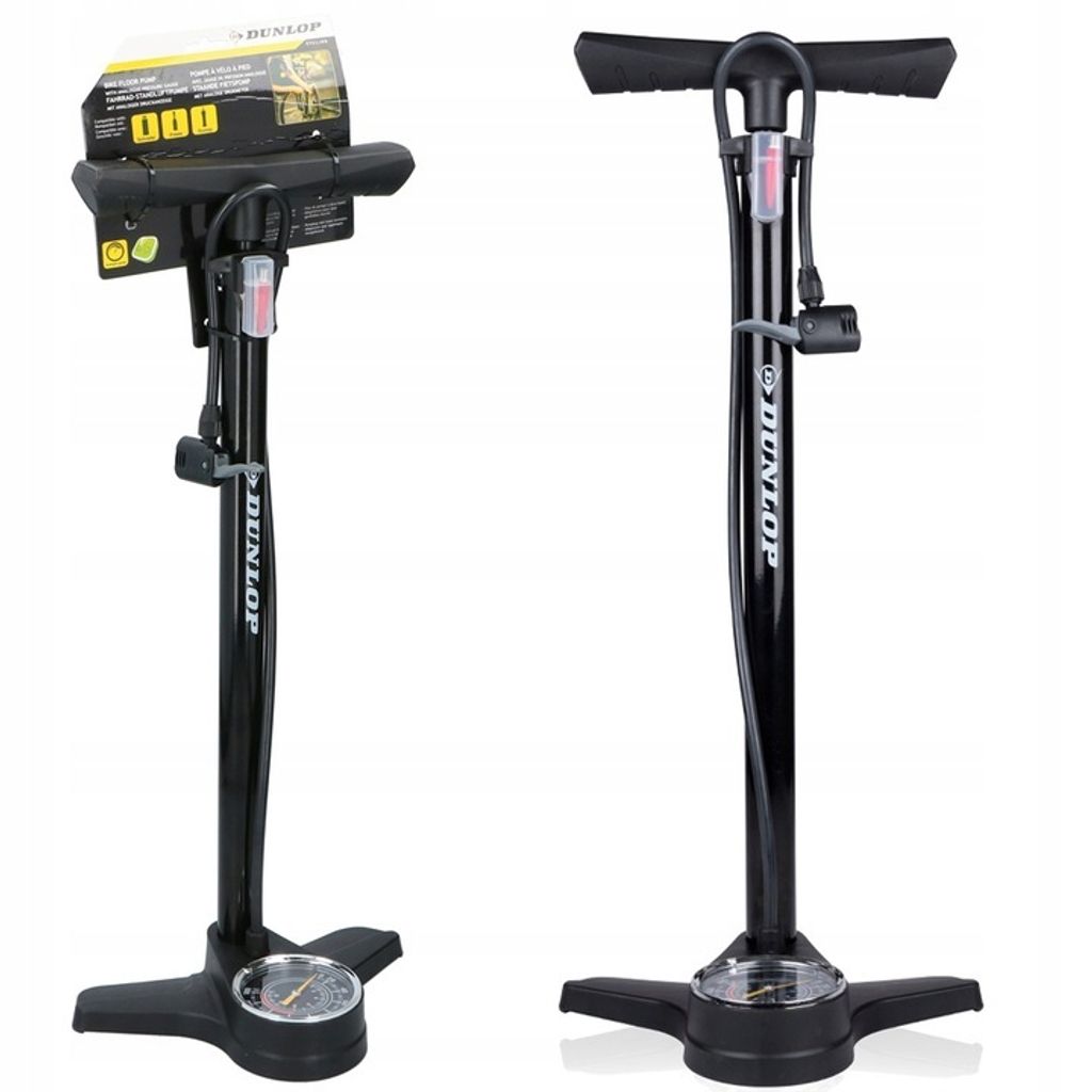 Dunlop podlahová pumpa na bicykel a auto s manometrom - Obrázok produktu 26