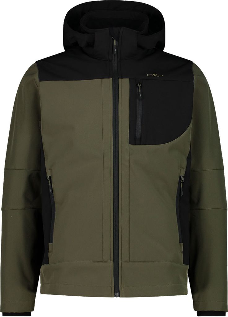 Cmp Man Jacket Zip Hood Olive-Nero Olive-Nero 52 Produktbild 