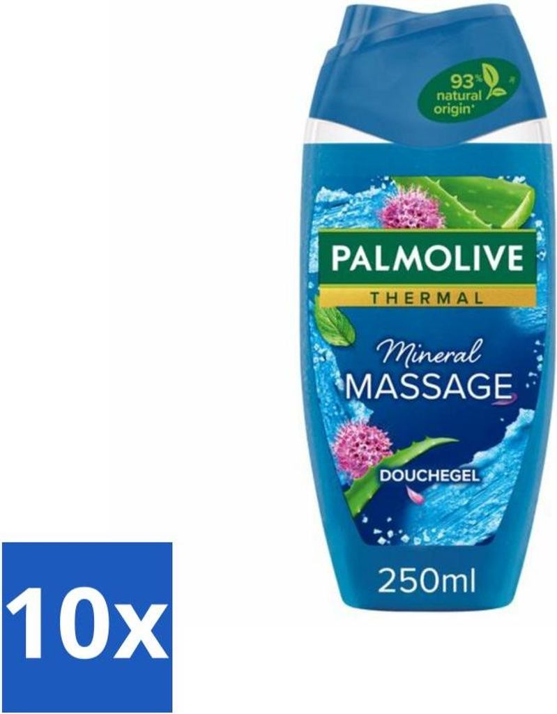 Palmolive Duschgel Thermal Mineral Massage 250 ml - Vorteilspack - 10 Stücke