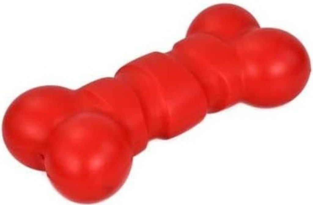 Hundespielzeug - Knochen zum Kauen - rot Produktbild 