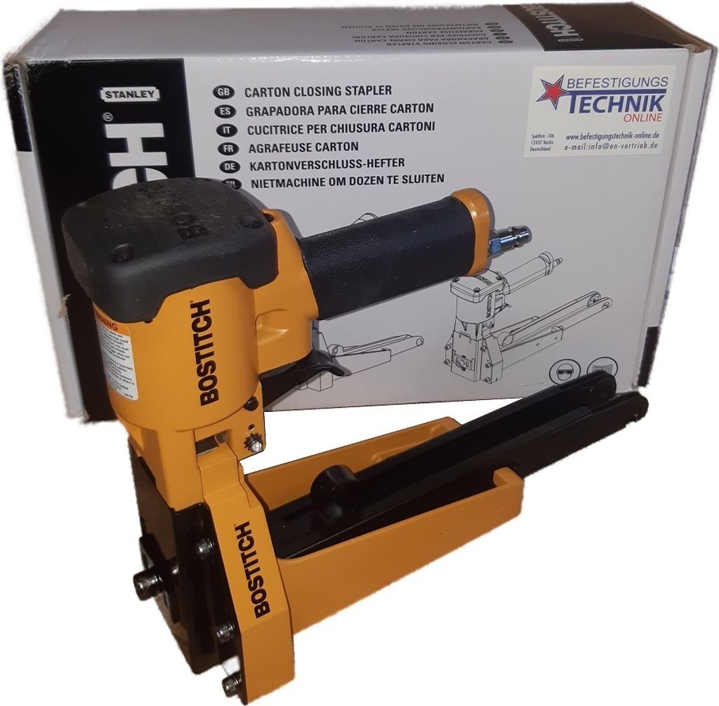 Bostitch DS-3219-E 15-19mm C Druckluft Karton Verschlusshefter für Klammer R16CLF R19CLF KL-40