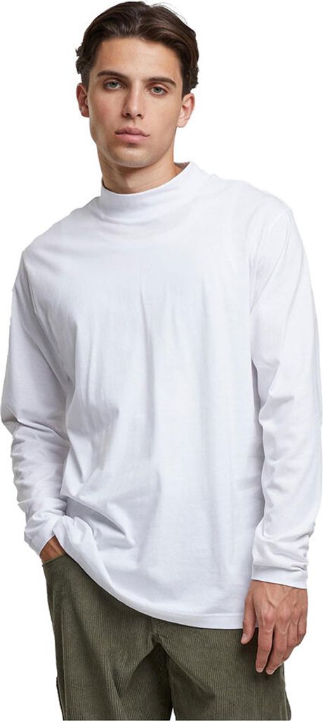 Urban Classics Mock Neck Langarm-t-shirt Weiß XL Mann Weiß XL