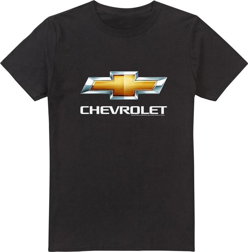 Chevrolet - T-Shirt für Herren/Damen Uni TV21053 (XXL) (Schwarz)