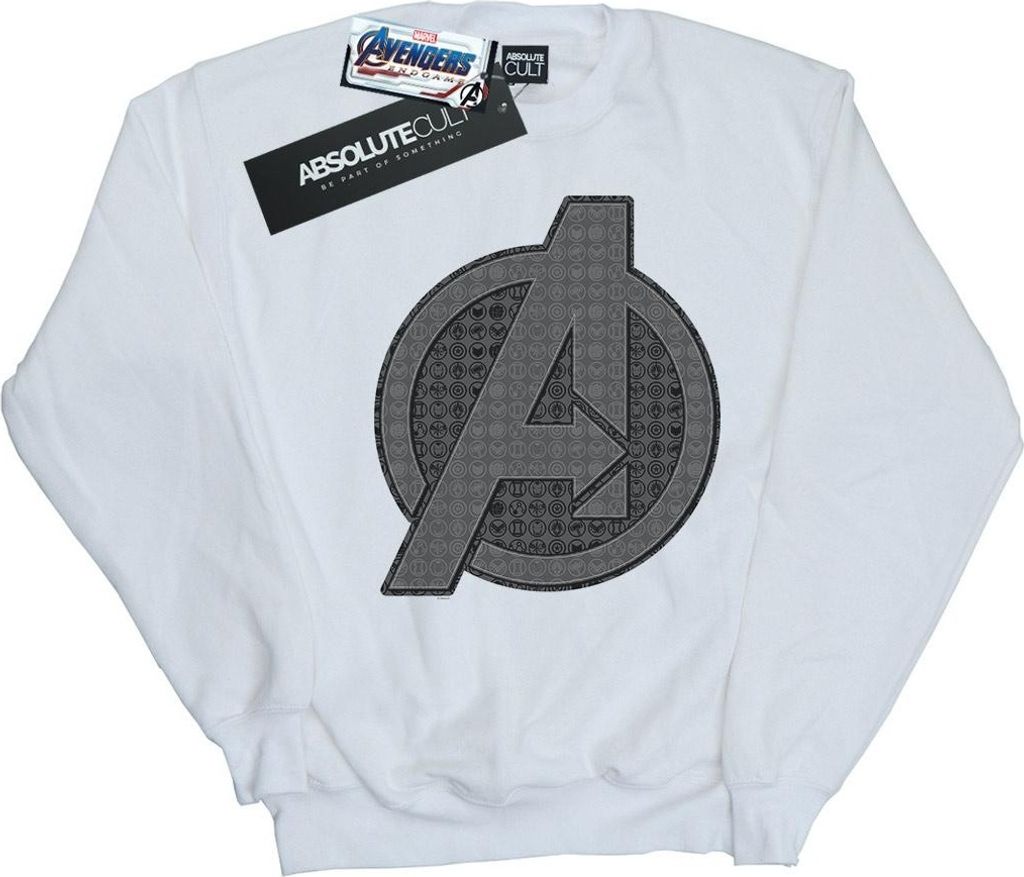 Marvel - "Avengers Endgameic" Sweatshirt für Herren BI4979 (4XL) (Weiß)