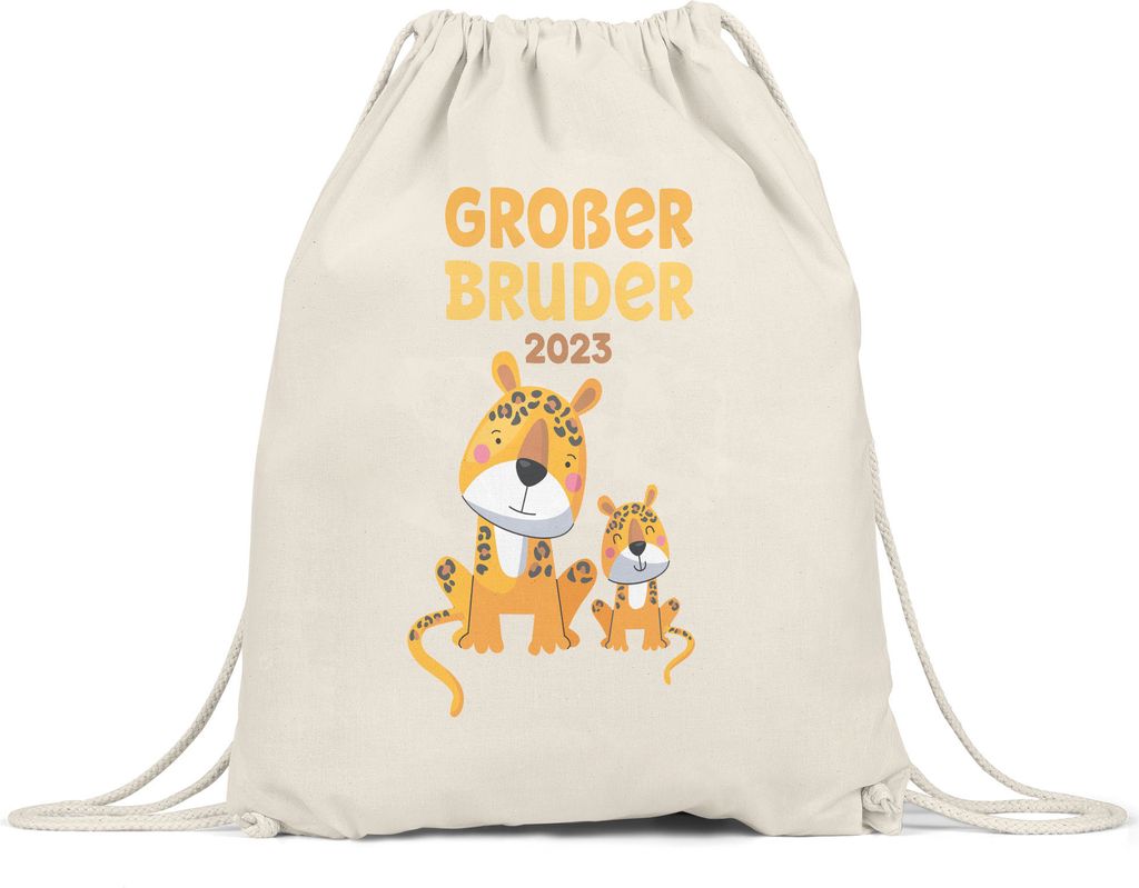 Großer Bruder 2023 Turnbeutel Gymsack Löwen Liebe Brüder Liebe Bruderliebe Family Geborgenheit Zusammenhalt Retter