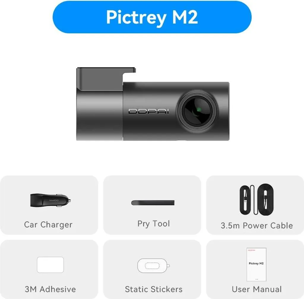 Dash Cam M2-b 2K: Night Vision Tech e Design Mini per la tua Auto