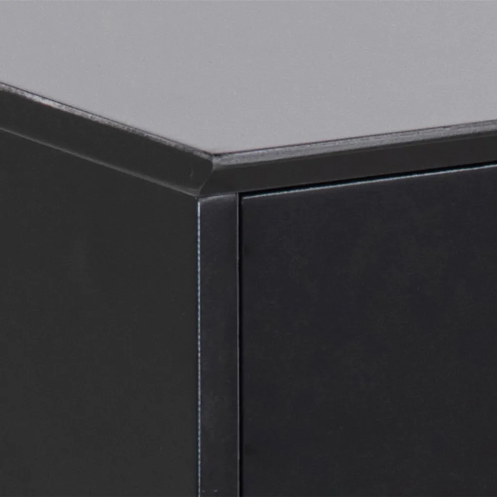 Table de chevet noire Mike compacte pour optimiser les petits espaces