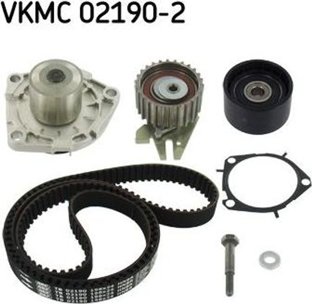 SKF VKMC 02190-2 Wasserpumpe + Zahnriemensatz OE 46345839 kompatibel mit Alf. 147, Alf. 156, Alf. GT, Stilo