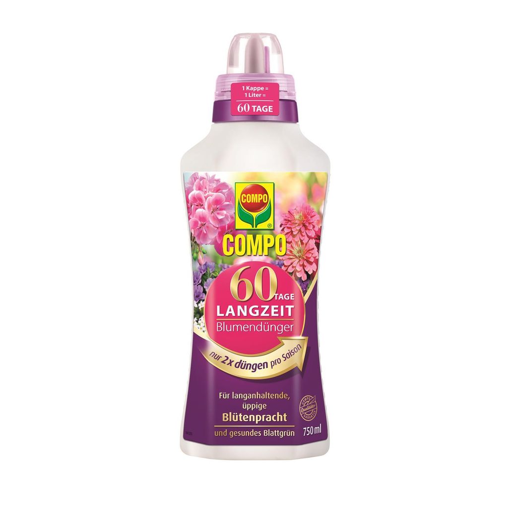 COMPO 60 Tage Langzeit Blumendünger 750 ml Produktbild 