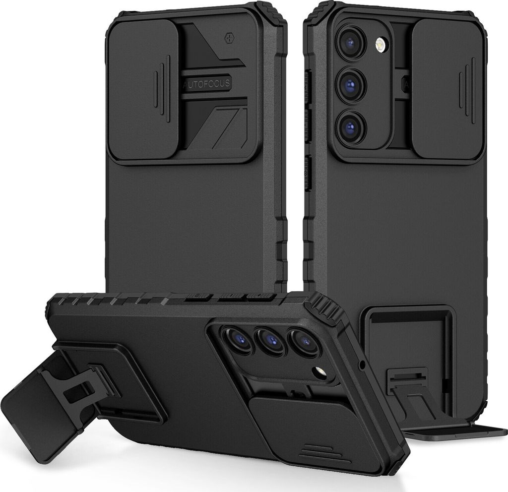 Galaxy S23+ Hülle, Dual Layer Ständer Schutzhülle mit Produktbild 