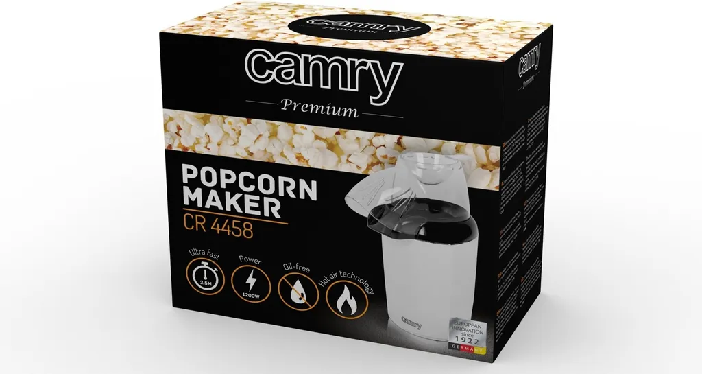 Camry CR 4458 machine à pop-corn à air chaud compacte et rapide - 5