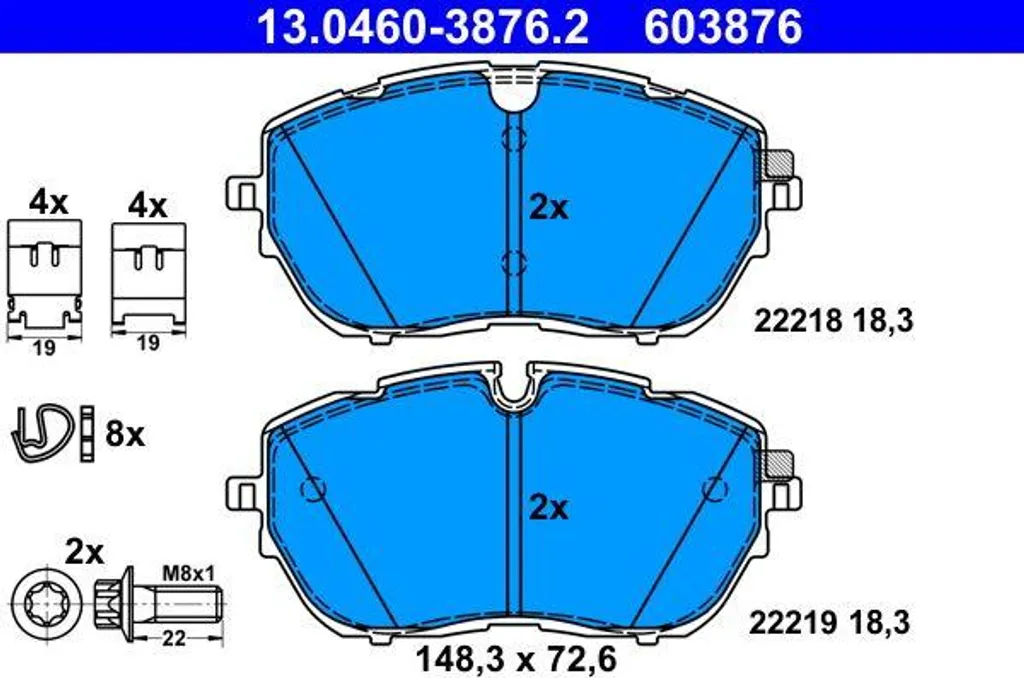 Plaquettes de Frein Haute Performance OE 1647859680 pour C5 Aircross