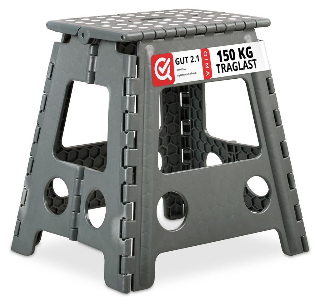 Sgabello pieghevole Relaxdays XL fino a 120 kg Sgabello Immagine del prodotto 