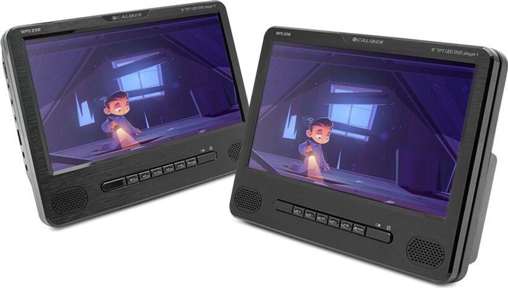 Přenosný DVD přehrávač do auta Caliber - sada 2 přehrávačů Obrázek produktu 2