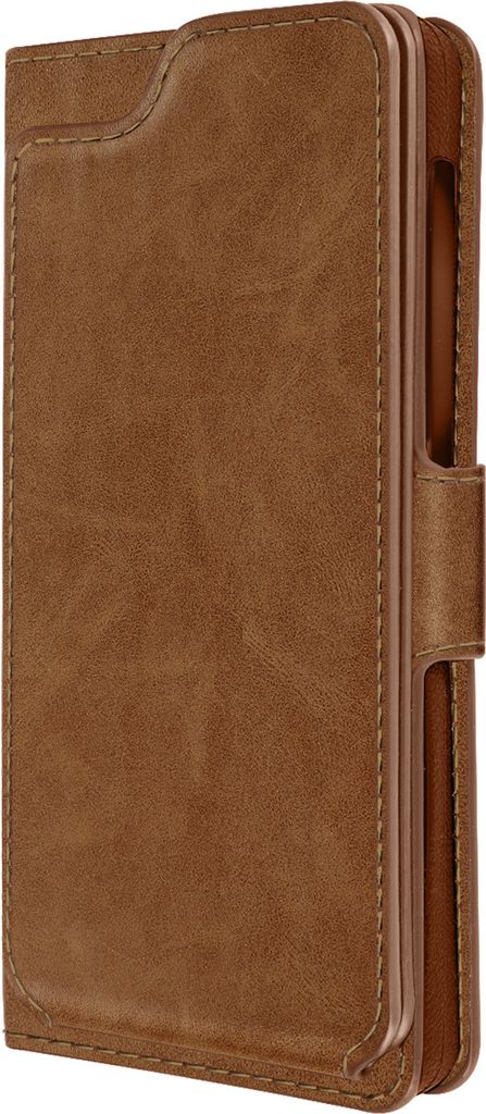 Universal Flip Cover mit Visitenkartenetui für 5.0'' – 5.3" Smartphones – Braun