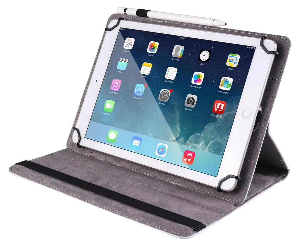 SATURCASE Custodia In Pelle PU Per Microsoft Surface Go 1, 2, 3 E 4, Flip Folio Con Supporto, Ultra Leggera, Con Fessura Per Penna, Tastiera Non Inclusa