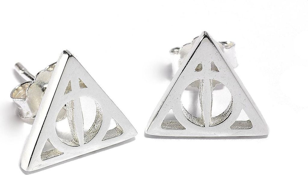 Kolczyki sztyfty Harry Potter Silver Collection - kobieta Zdjęcie produktu 